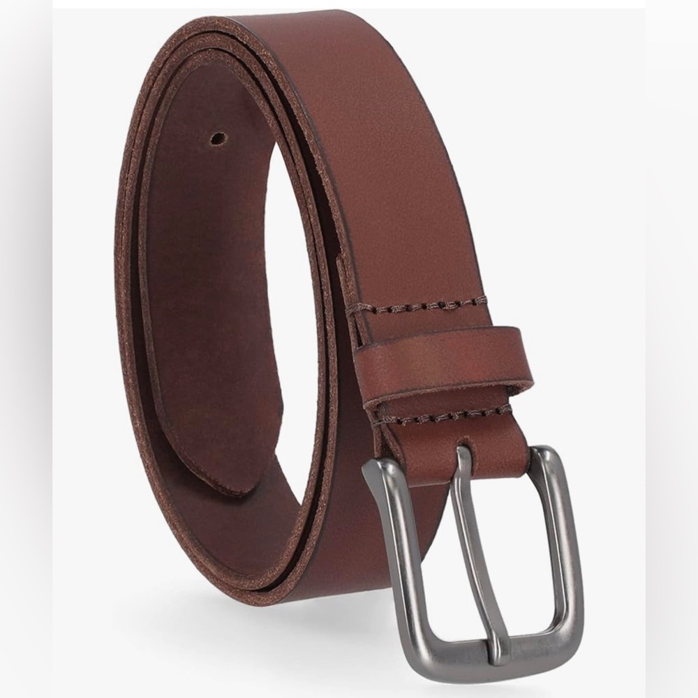 Boys M Timberland Brown Leather Belt